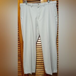 Haggar Cool 18 Pro Men's Classic Fit Flat Front Golf Dress Pants  42X30